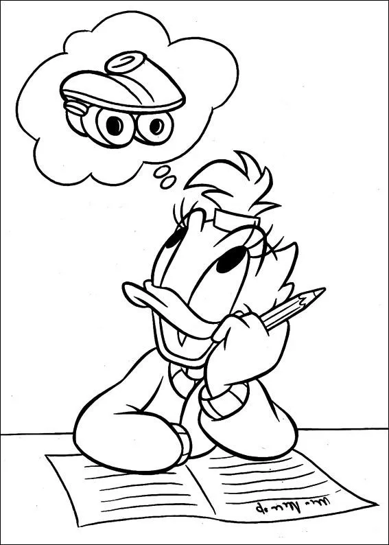 Dibujos para colorear Pata Daisy 17