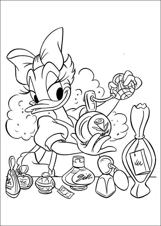 Dibujos para colorear Pata Daisy 20