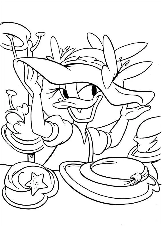 Dibujos para colorear Pata Daisy 5