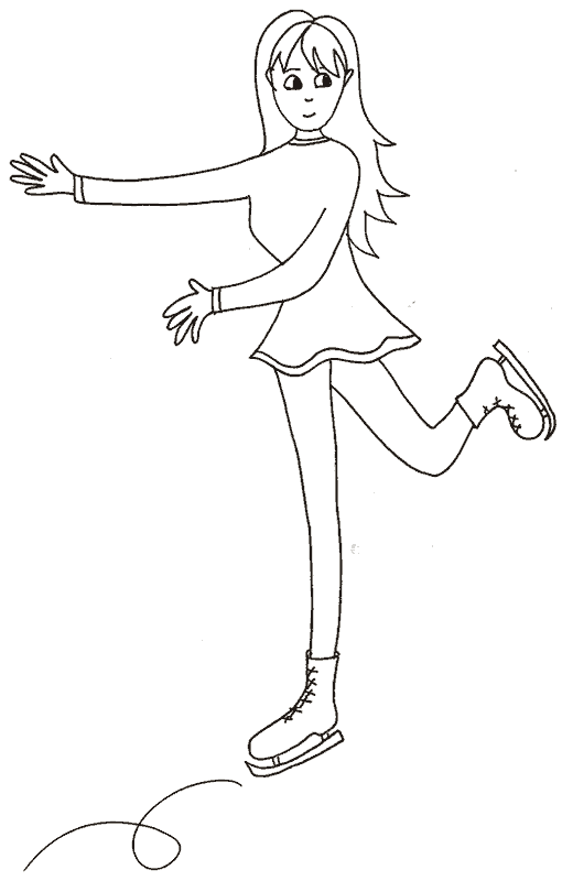 Dibujos para colorear de Patinaje , Plantillas para colorear de ...