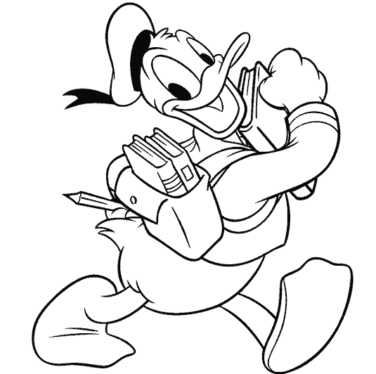 Dibujos para colorear de Pato Donald, Donald Duck, Paperino ...