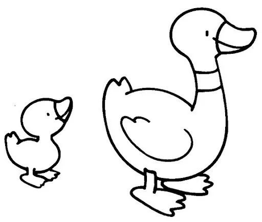 Patas de pato para colorear - Imagui