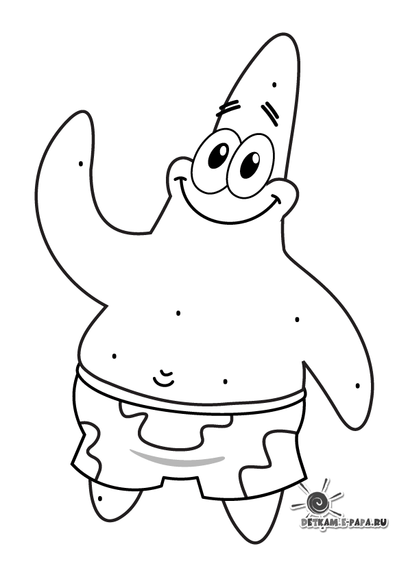 Dibujos para Colorear Patricio