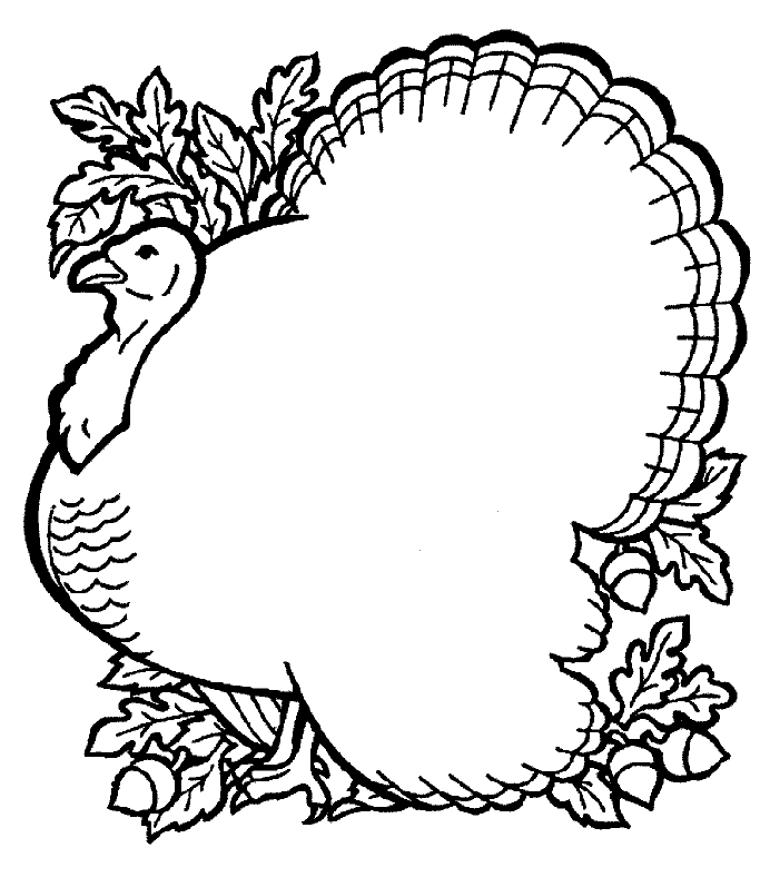 Dibujos para colorear de Pavos, Plantillas para colorear de Pavos Dibujos para colorear de Pavos, Plantillas para colorear de Pavos