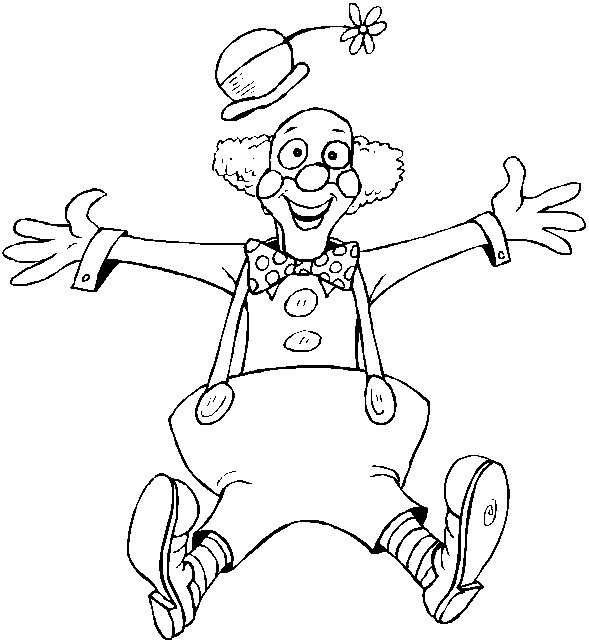 Dibujos para colorear de Payasos, Plantillas para colorear de ...