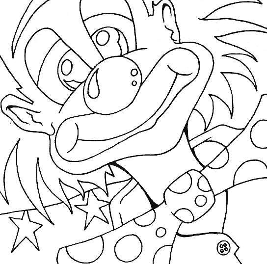 Dibujos para colorear de Payasos, Plantillas para colorear de Payasos Dibujos para colorear de Payasos, Plantillas para colorear de Payasos