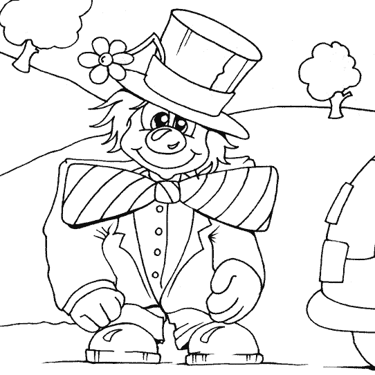 Dibujos para colorear de Payasos