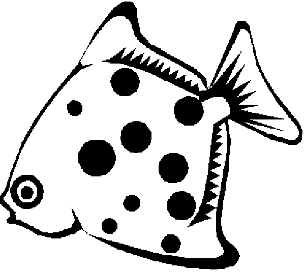 Dibujos para colorear de Peces, pez, Plantillas para colorear de ...