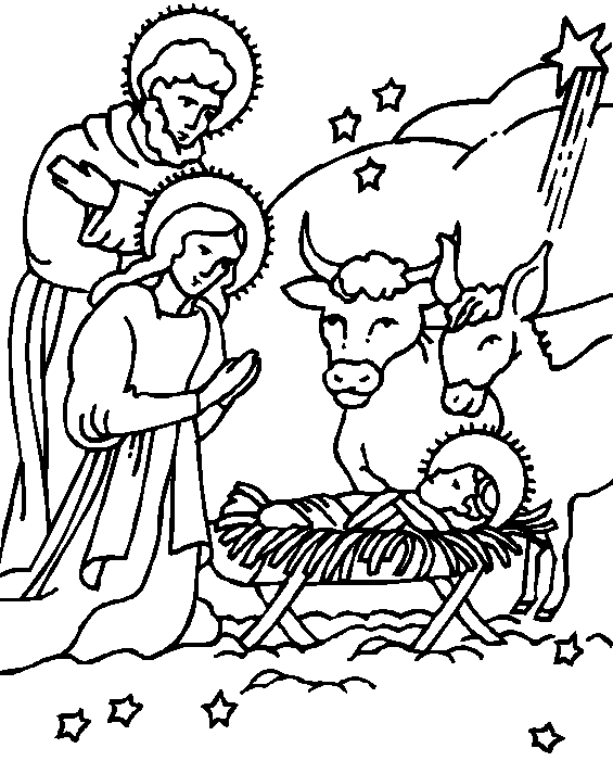 Dibujos para colorear de Pesebre, nacimiento, portal de belen ... Dibujos para colorear de Pesebre, nacimiento, portal de belen ...