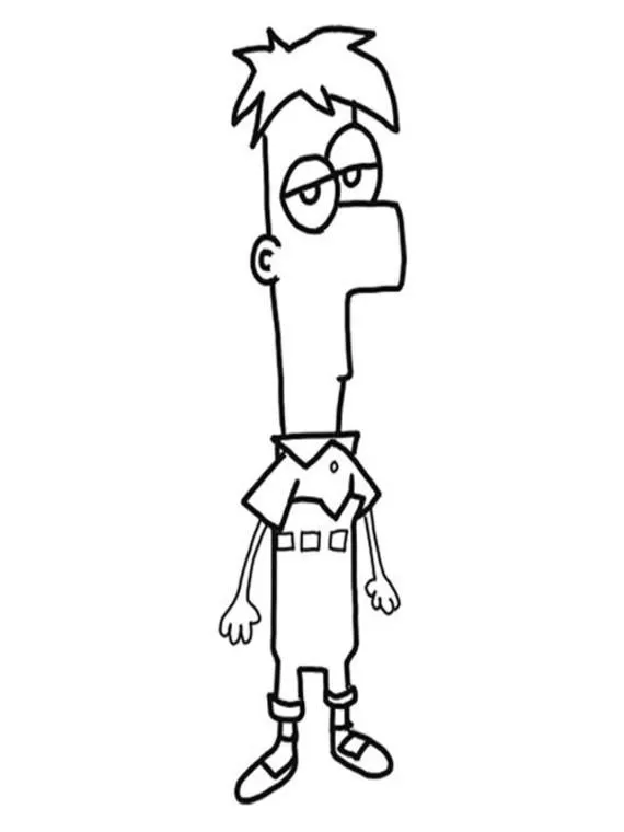 Dibujos para colorear de phineas y ferb y candace - Imagui