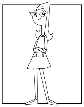 Dibujos para colorear de Phineas y Ferb