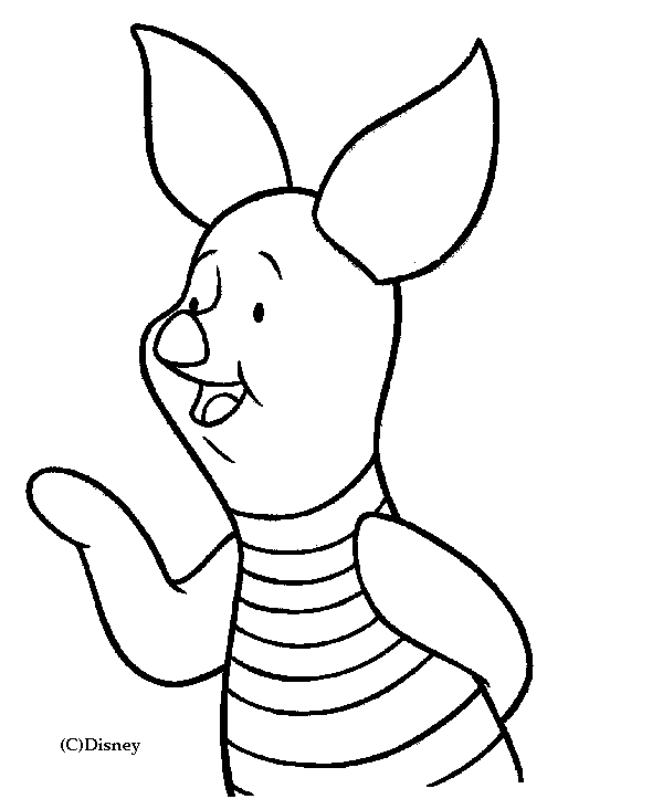 Winnie Pooh con piglet bebé para colorear - Imagui