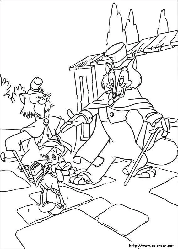 Dibujos para colorear de Pinocho