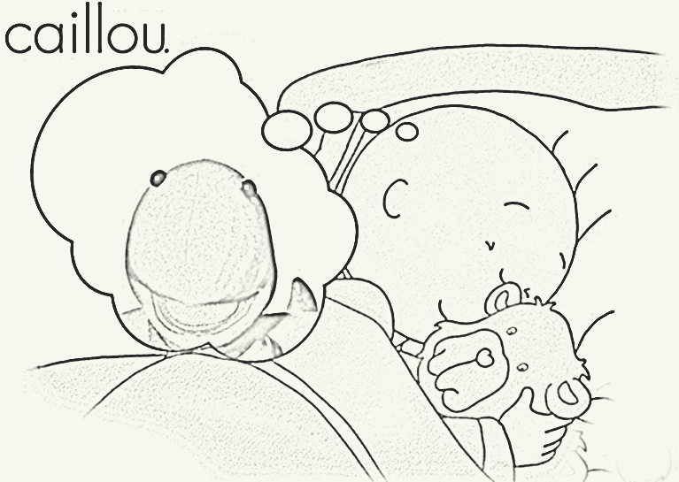 dibujos y colorear: pintar y colorea a caillou dibujos y colorear: pintar y colorea a caillou
