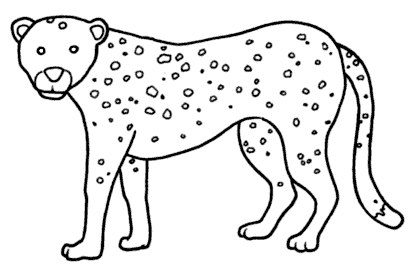 DIBUJOS PARA COLOREAR PINTAR IMAGENES: DIBUJOS DEL LEOPARDO PARA ... DIBUJOS PARA COLOREAR PINTAR IMAGENES: DIBUJOS DEL LEOPARDO PARA ...