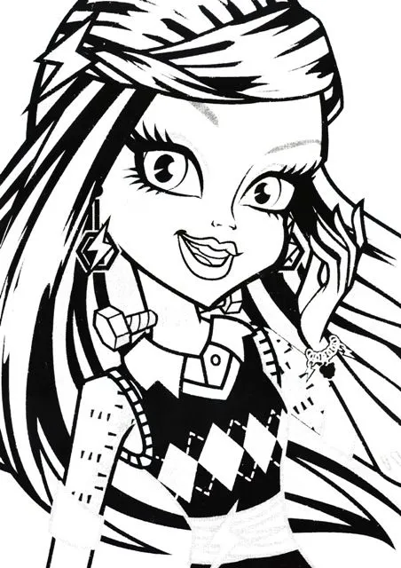 Dibujos para Colorear, Pintar , imprimir.....: Frankie Stein