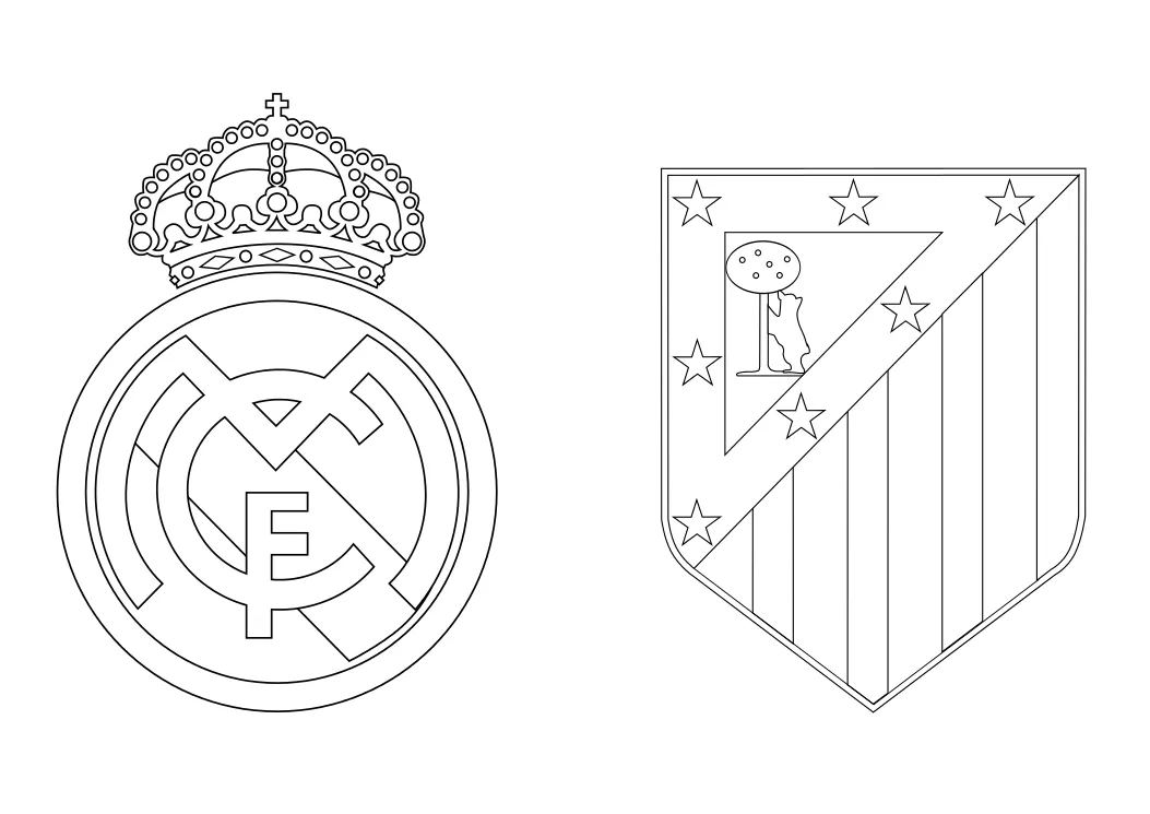 Dibujos para Colorear, Pintar , imprimir.....: REAL MADRID vs ... Dibujos para Colorear, Pintar , imprimir.....: REAL MADRID vs ...