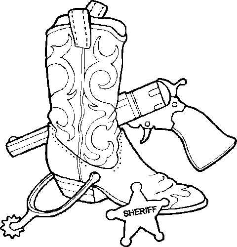 Free coloring pages of of vaqueros