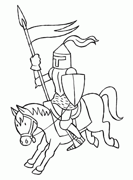 Caballeros para colorear - Imagui
