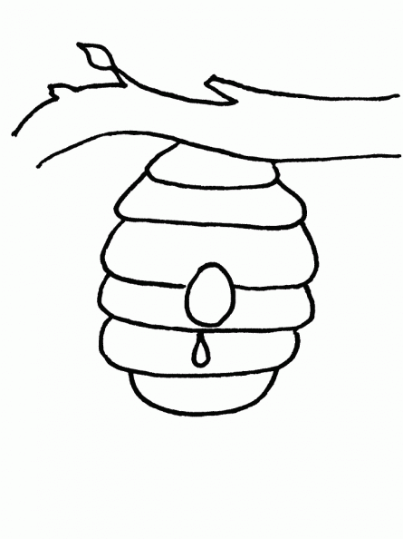 Abejas para colorear para niños - Imagui