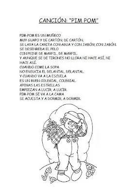 Recursos para Primaria e Infantil: Canción Pin Pon Recursos para Primaria e Infantil: Canción Pin Pon