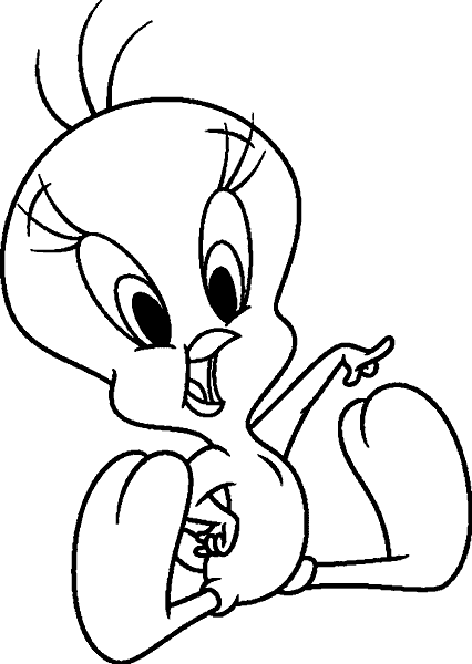 Dibujos para colorear de Piolín y Silvestre, Titti, Looney Tunes ...