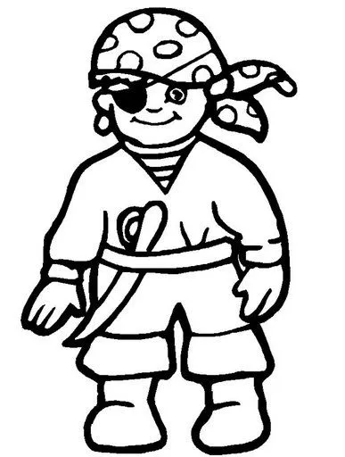 DIBUJOS PARA COLOREAR DE PIRATAS