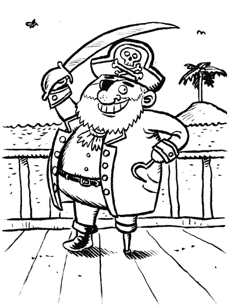 Dibujos para colorear de Piratas, filibustero, bucanero ... Dibujos para colorear de Piratas, filibustero, bucanero ...