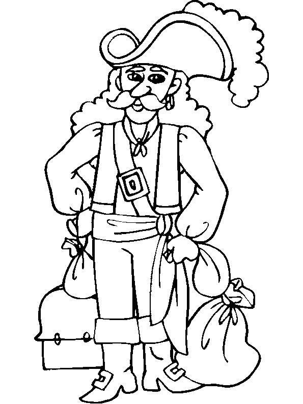Dibujos para colorear de Piratas, filibustero, bucanero ... Dibujos para colorear de Piratas, filibustero, bucanero ...