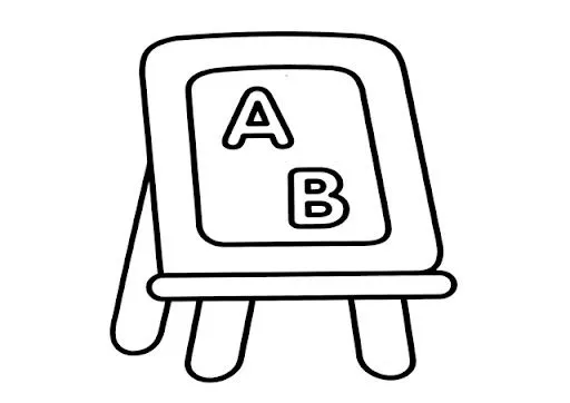 Dibujos de pizarras para colorear - Imagui