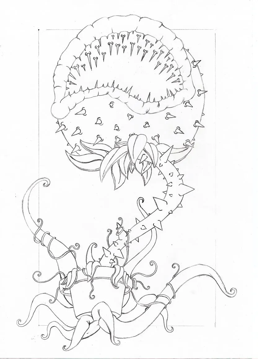 DIBUJOS PARA COLOREAR PLANTA CARNIVORA - Imagui DIBUJOS PARA COLOREAR PLANTA CARNIVORA - Imagui