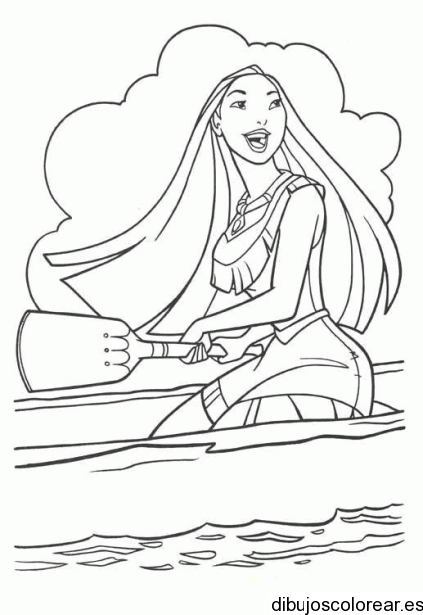 Dibujos para Colorear » Pocahontas