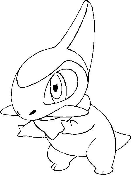 Dibujos para colorear Pokemon - Axew - Dibujos Pokemon
