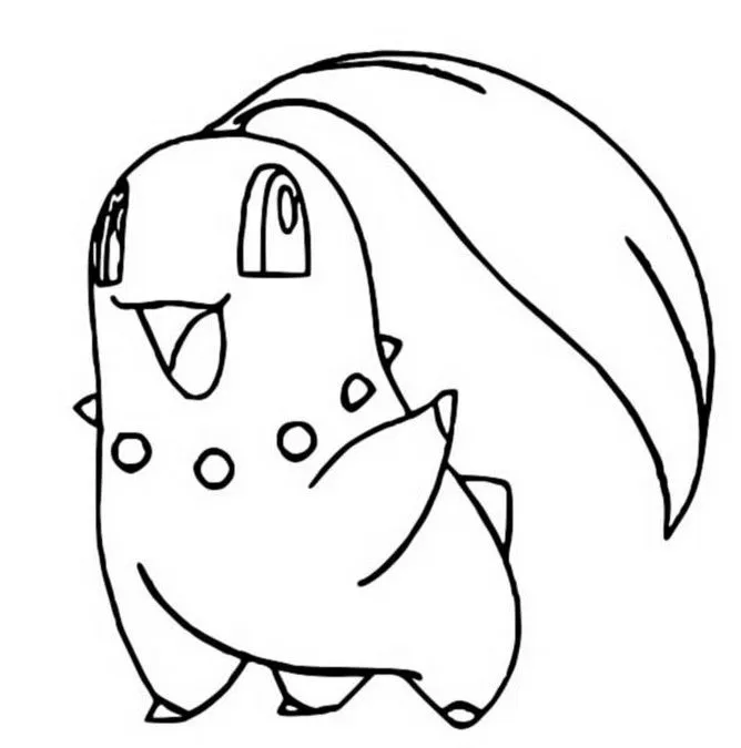 Dibujos para colorear Pokemon - Chikorita - Dibujos Pokemon Dibujos para colorear Pokemon - Chikorita - Dibujos Pokemon
