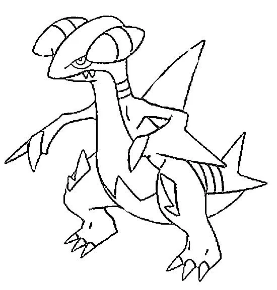 Dibujos para colorear Pokemon - Gabite - Dibujos Pokemon Dibujos para colorear Pokemon - Gabite - Dibujos Pokemon