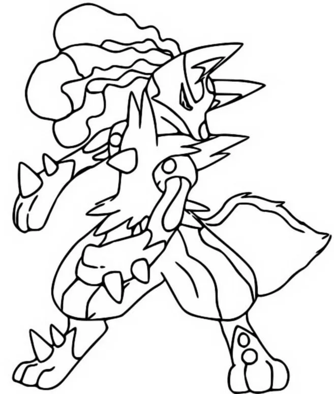 Dibujos para colorear Pokemon megaevolucionados Dibujos para imprimir