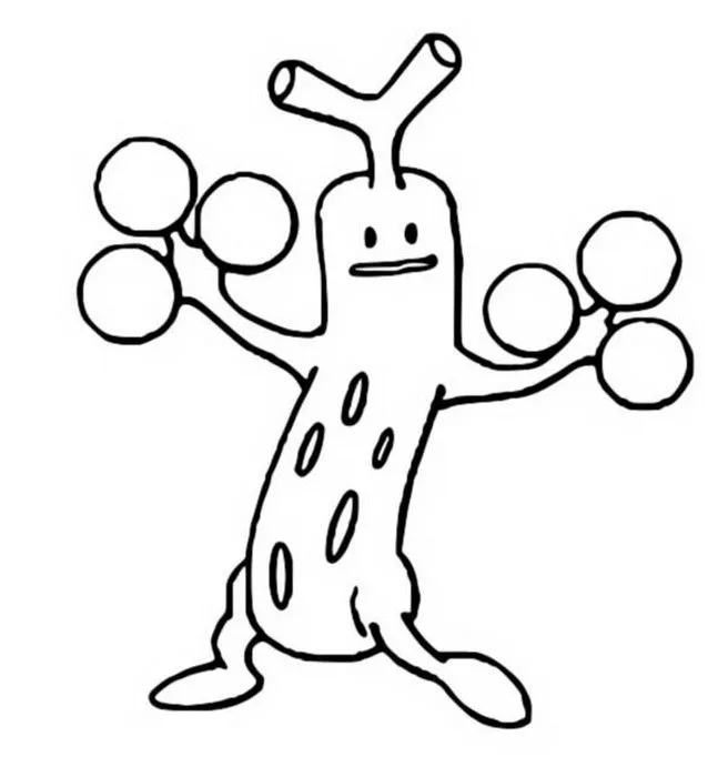 Dibujos para colorear Pokemon - Sudowoodo - Dibujos Pokemon Dibujos para colorear Pokemon - Sudowoodo - Dibujos Pokemon