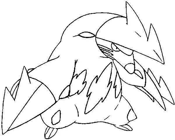 Dibujos para colorear Pokemon - Excadrill - Dibujos Pokemon ...