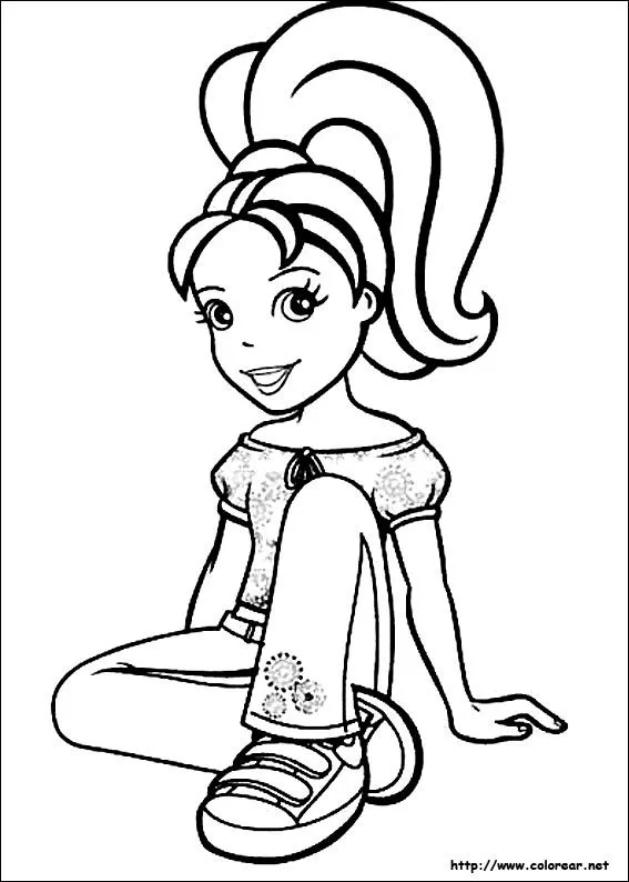 Dibujos de Polly Pocket para colorear en Colorear.net