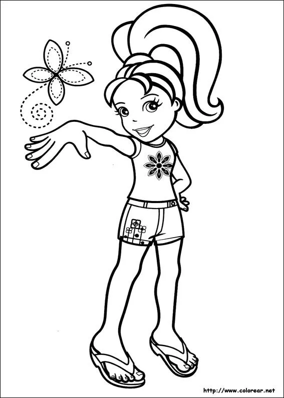 Dibujos para colorear de Polly Pocket