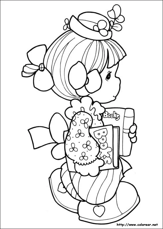 Dibujos para colorear de Preciosos Momentos Dibujos para colorear de Preciosos Momentos