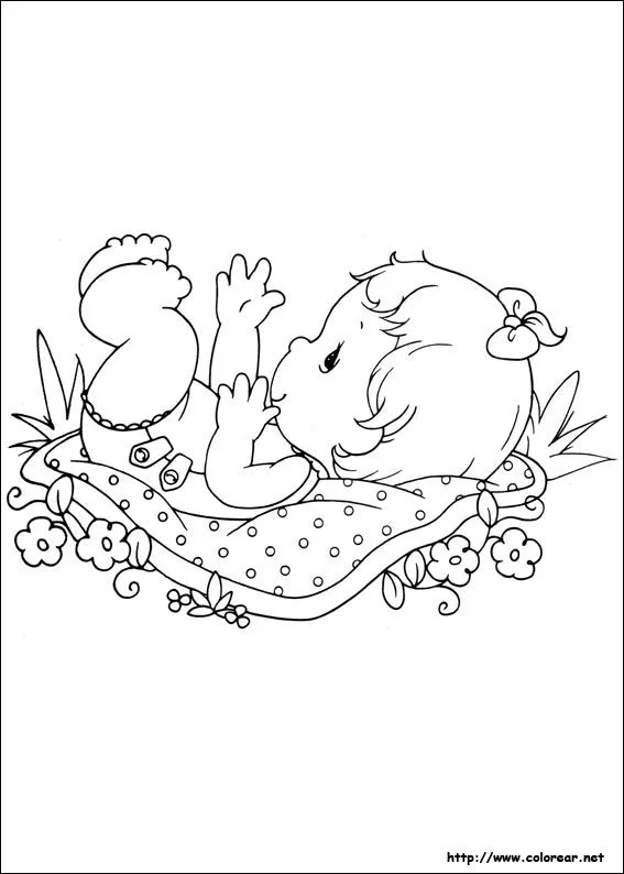 Dibujos para colorear de Preciosos Momentos Dibujos para colorear de Preciosos Momentos