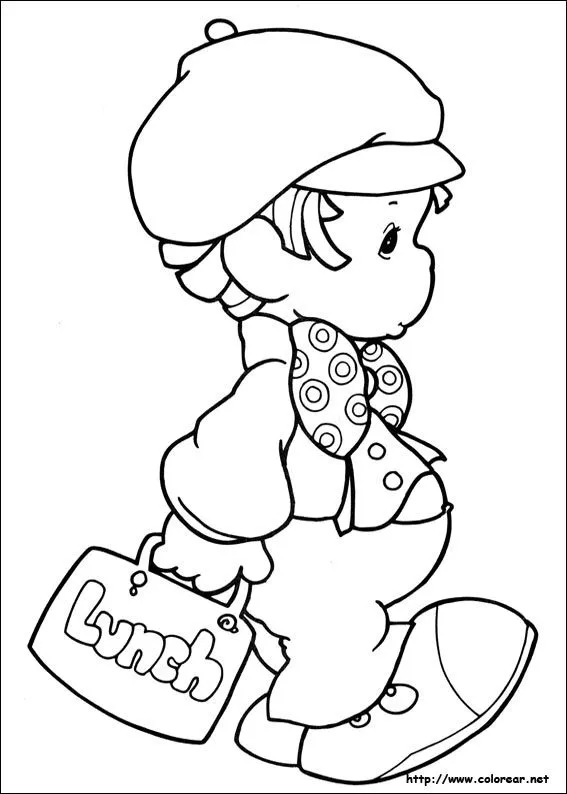 Dibujos para colorear de Preciosos Momentos Dibujos para colorear de Preciosos Momentos