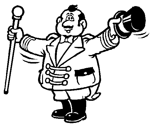 Dibujos para colorear de Presentadores de Circo, jefe de pista ... Dibujos para colorear de Presentadores de Circo, jefe de pista ...