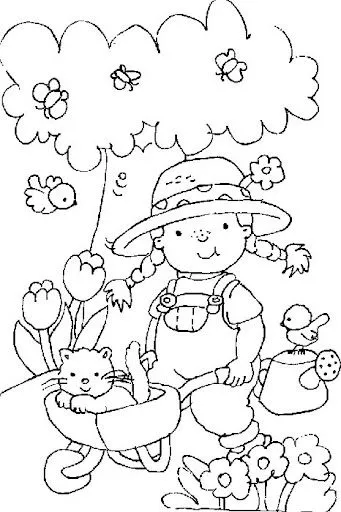 DIBUJOS PARA COLOREAR LA PRIMAVERA | Dibujos para colorear DIBUJOS PARA COLOREAR LA PRIMAVERA | Dibujos para colorear