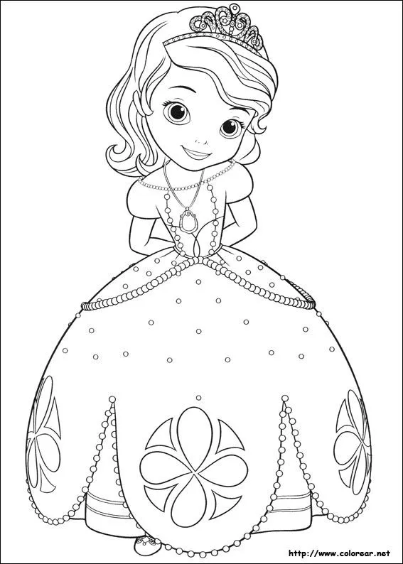 Dibujos para colorear de La Princesa Sofia