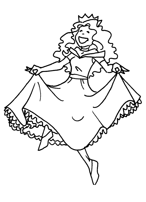 Dibujos para colorear de Princesas, Plantillas para colorear de ...