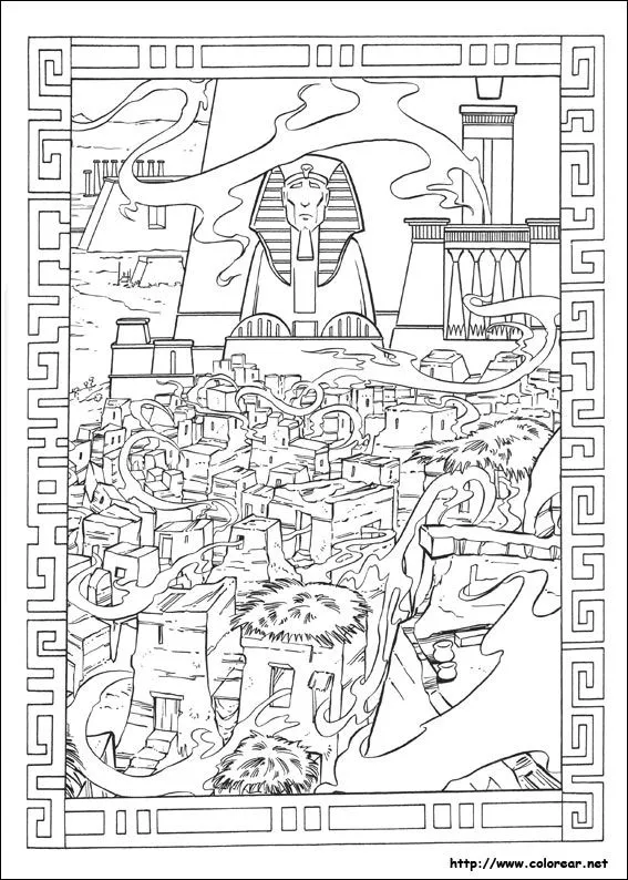 Dibujos para colorear de El príncipe de Egipto
