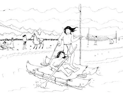 Dibujos para colorear de pueblos originarios de Chile - Imagui