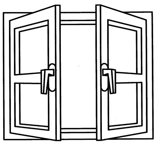 Dibujos para colorear de puertas y ventanas - Imagui